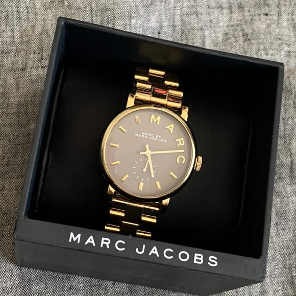 Marc By Marc Jacobs Accessories - Marc by Marc Jacobs Baker watch gold